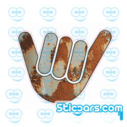 3440 Hang loose Rusty 9x7 cm 3440 Hang loose Rusty 9x7 cm