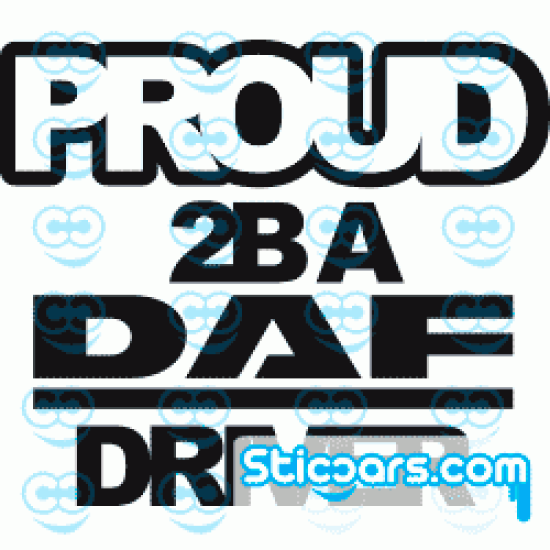 0477 Proud 2B a DAF Driver!