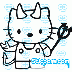 0259 Hello Kitty duivel 0259 Hello Kitty duivel