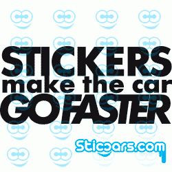 0562 Stickers make the car go faster 0562 Stickers make the car go faster