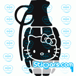0592 Hello Kitty Granaat
