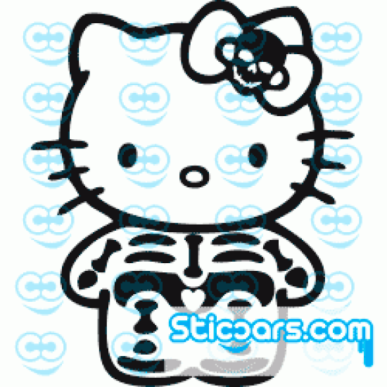 0594 Hello Kitty Skelet