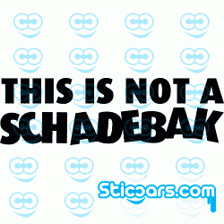 0848 This is not a schadebak 0848 This is not a schadebak