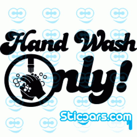 0861 Handwash Only!