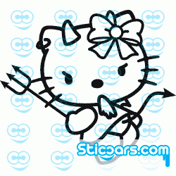 0873 Hello Kitty Devil 0873 Hello Kitty Devil
