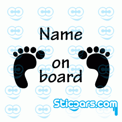 1024 Baby on board met eigen naam 1024 Baby on board met eigen naam