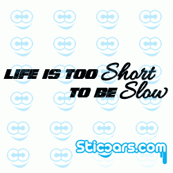 1083 Life is too Short to be Slow 1083 Life is too Short to be Slow