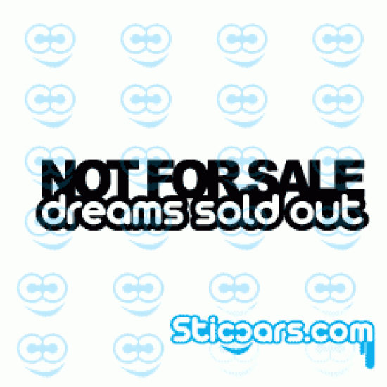 1143 Not for sale, dreams sold out