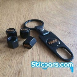 BBS Ventieldopjes met sleutelhanger nr8 BBS Ventieldopjes met sleutelhanger nr8